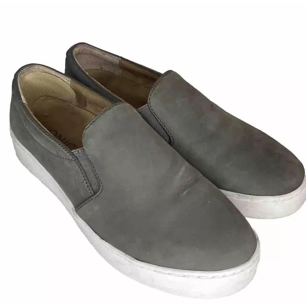 Vionic Shoes Slip On Loafer  Size 5 Casual‎ Sneakers Green Suede Leather